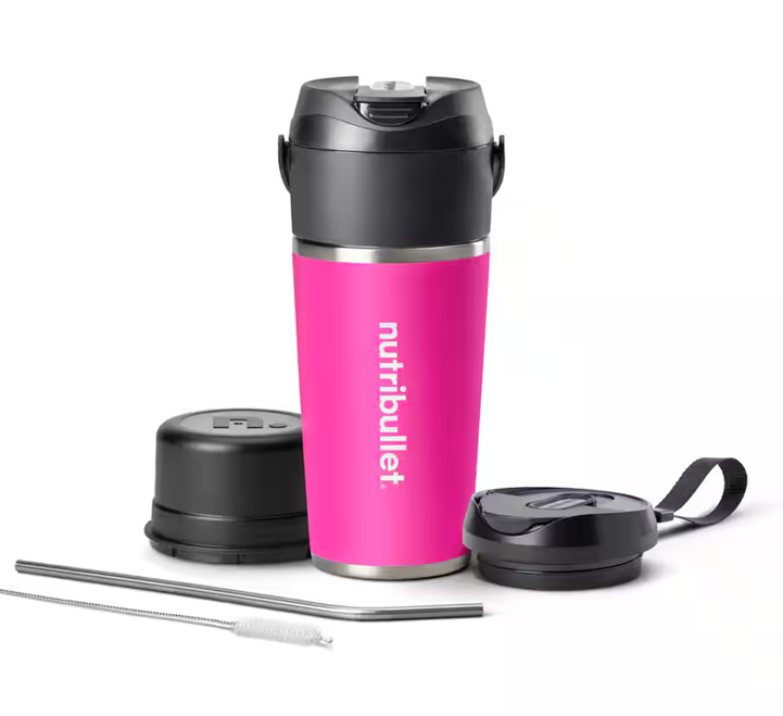 Nutribullet prijenosni blender NBP016MA FLIP, ružičasti