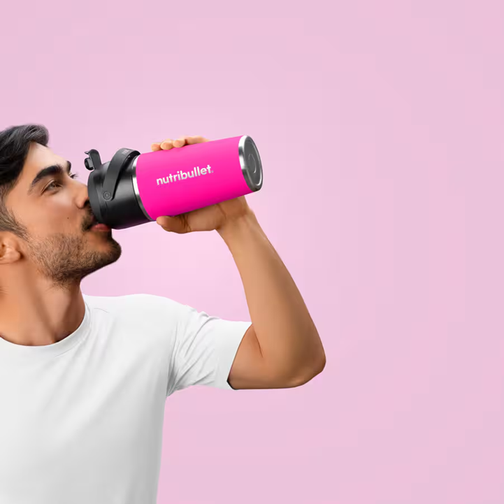 Nutribullet prijenosni blender NBP016MA FLIP, ružičasti