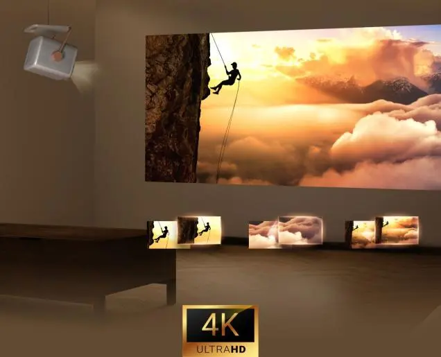 HISENSE projektor M2SE Pro, 4K Ultra HD, Smart projektor, VIDAA U9, HDR10+, Dolby Atmos, AirPlay 2, Wi-Fi, Bluetooth