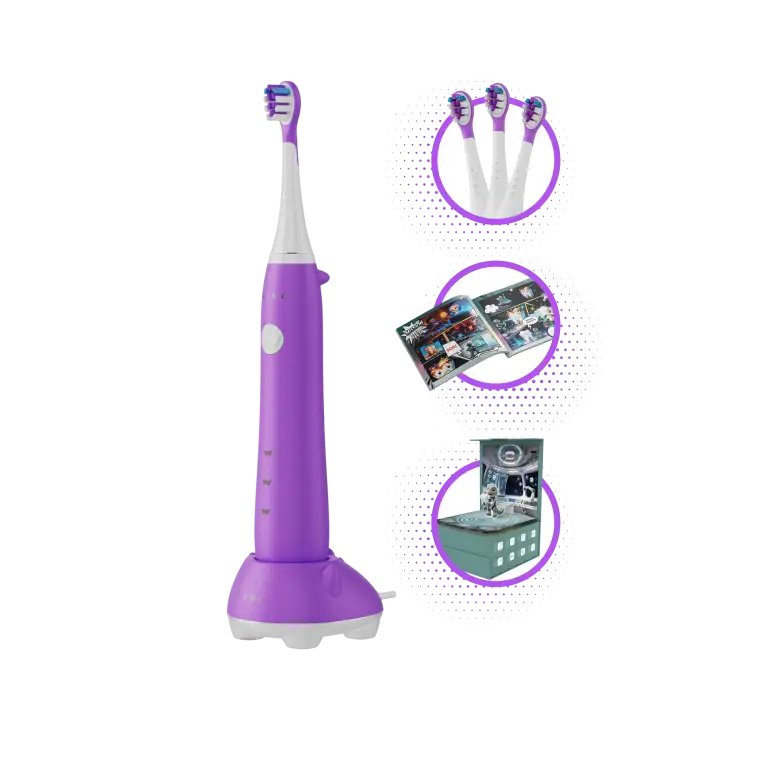 AENO četkica za zube za djecu DB9V Sonic, Violet