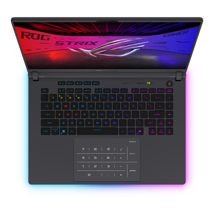 ASUS gaming laptop ROG Strix G16 G615LP-TS219, Intel Core Ultra 9, 16" WQXGA 2.5K 300Hz, NVIDIA GeForce RTX 5070 8GB GDDR7, 32GB DDR5 RAM, 1TB SSD, Windows 11