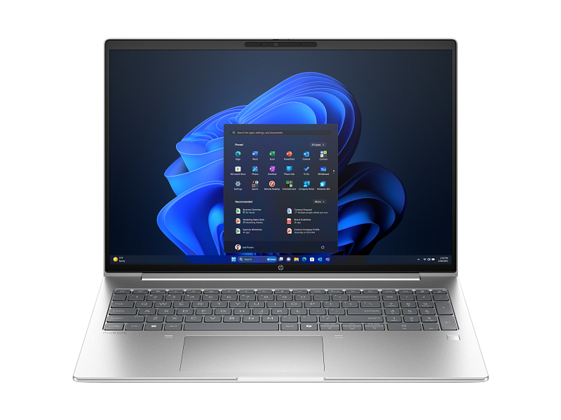 Laptop HP ProBook 4 G1iR 16, CW9F9AT, 16" WUXGA UWVA Anti-Glare 300nits 60Hz, Intel Core 7 150U, 8GB DDR5 RAM, 512GB PCIe NVMe SSD, Intel Graphics, FreeDOS