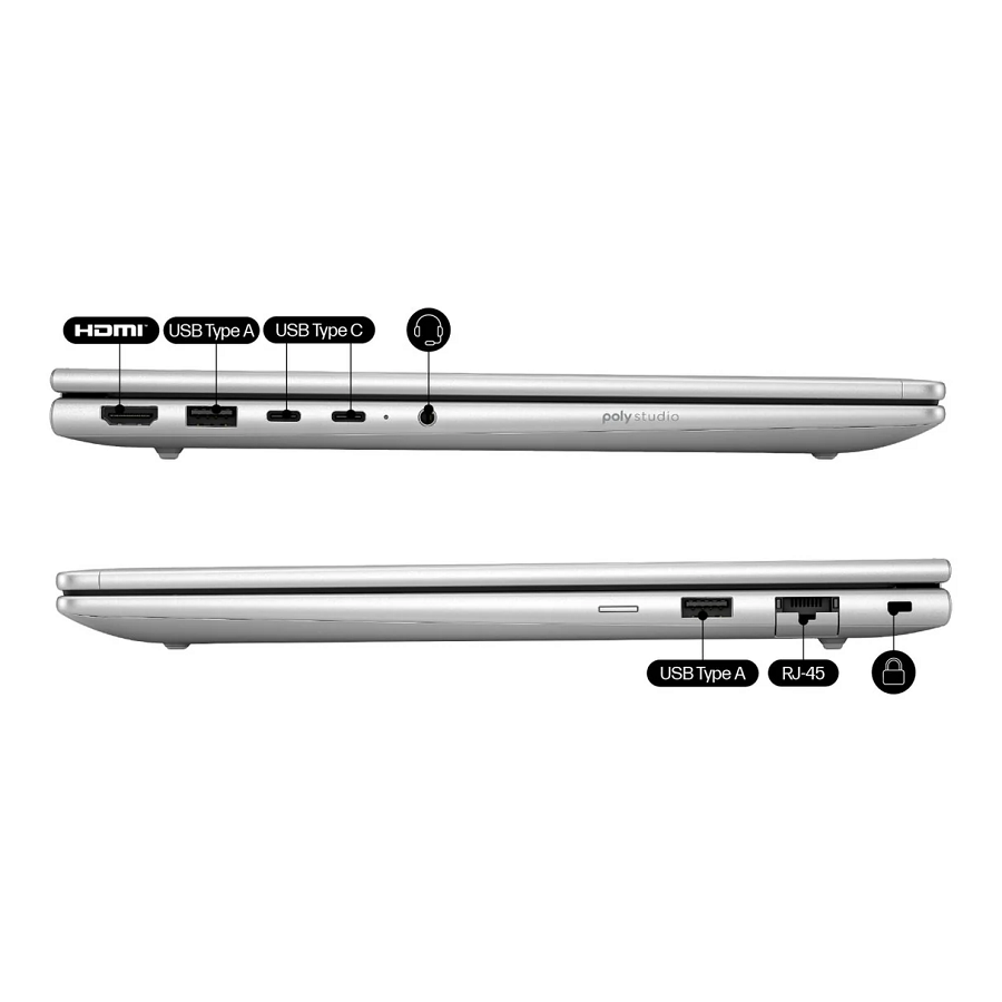 Laptop HP ProBook 4 G1i 14, C44ZFET, 14" WUXGA UWVA 300nits 60Hz, Intel Core Ultra 7 255H, 16GB DDR5 RAM, 1TB PCIe NVMe SSD, Intel Graphics, FreeDOS