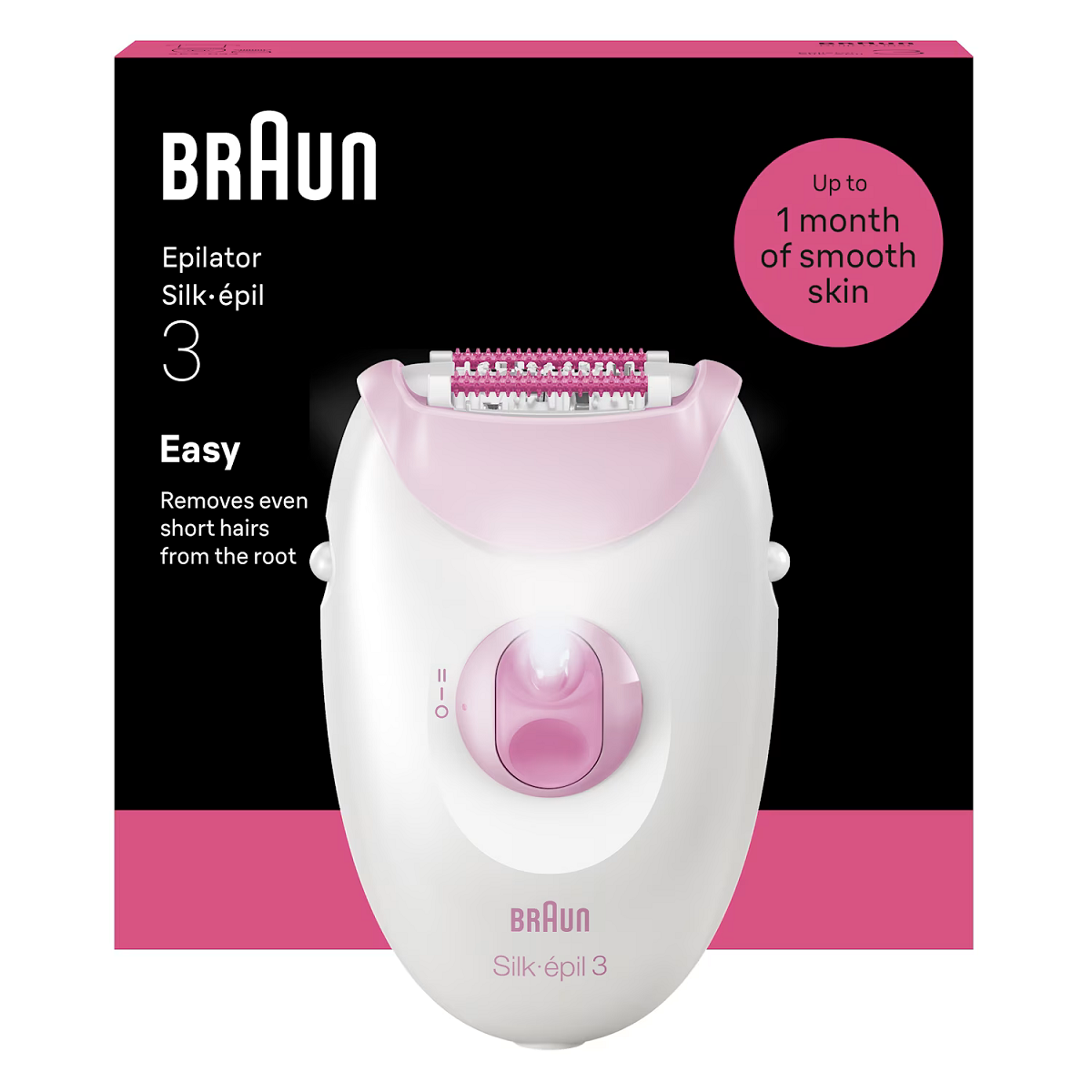 BRAUN epilator SE3-000, Silk-epil 3