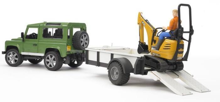 Bruder Land Rover defender jeep sa prikolicom 2593