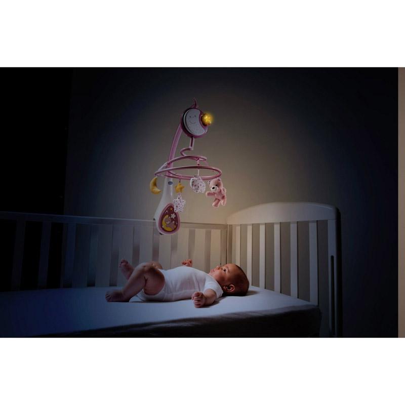 Chicco vrtuljak muzički Next2Dreams, pink – prikaz 4
