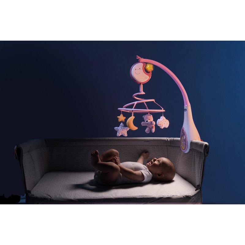 Chicco vrtuljak muzički Next2Dreams, pink – prikaz 3