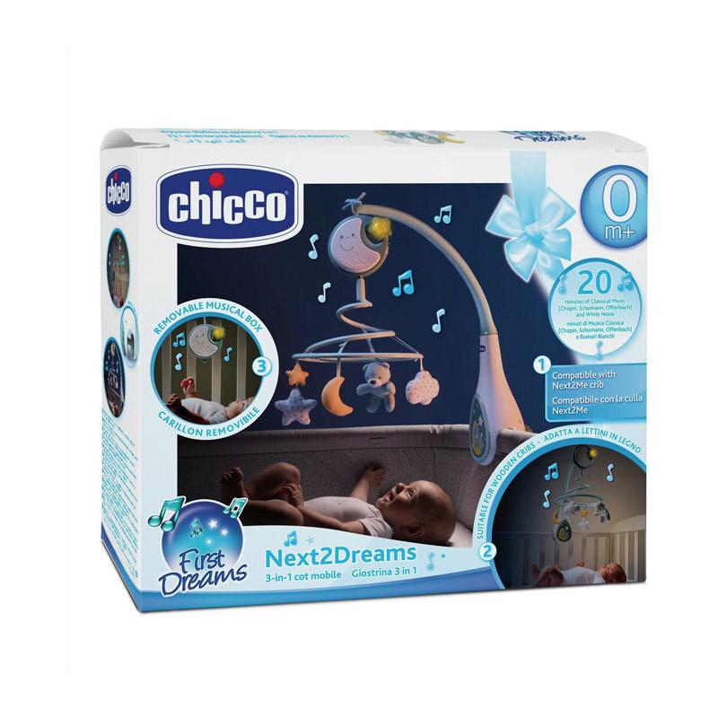 Chicco vrtuljak muzički Next2Dreams, plavi