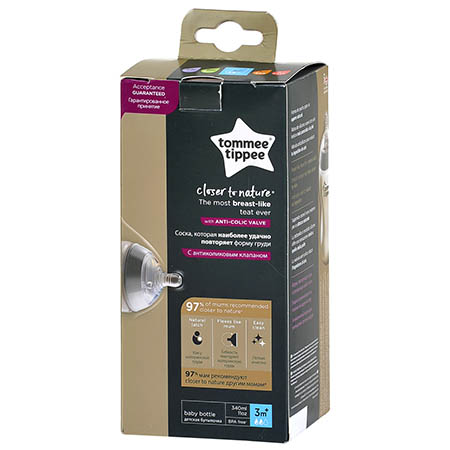 Tommee Tippee 1x 340 ml Bočica