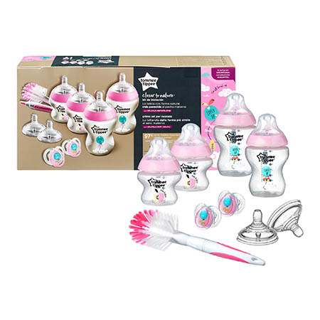 Tommee Tippee Početni set bočica Roza detalji
