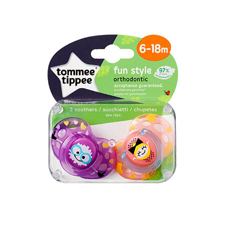 Tommee Tippee Fun silikon dude 6–18mj