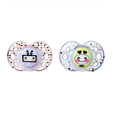 Tommee Tippee Fun silikon duda 18–36mj Roza detalji