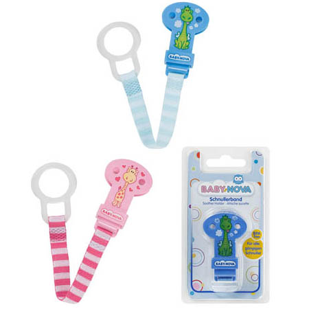 Baby Nova Privjesak za dudu sa plastičnom kopčom Roza