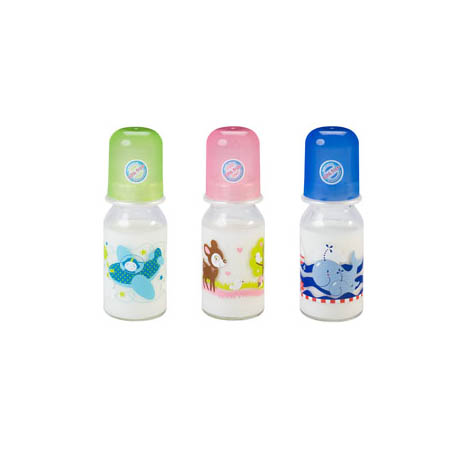 Baby Nova Boca staklo 125 ml dekorativna Roza