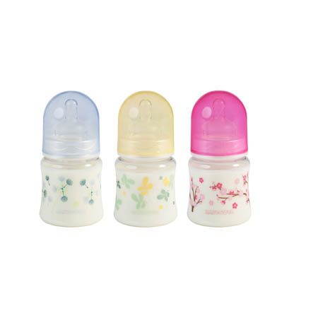Baby Nova boca široka 150 ml silikon 2 BPA FREE Žuta