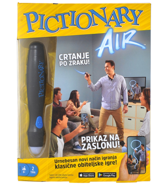Pictionary Air društvena igra sa svjetlosnom olovkom, 8+ – prikaz 2