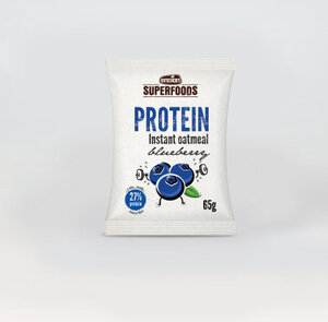 Encian Proteinska zobena kaša borovnica 65g