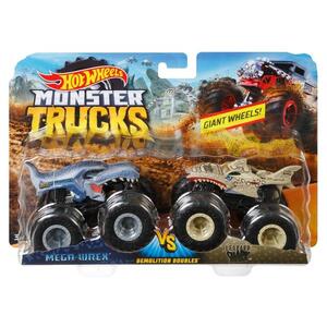 HOT WHEELS MONSTER TRUCKS 1:64 2 PAK