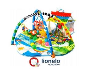 Lionelo dječja podloga za igru -edukativni madrac s igračkama