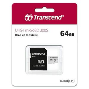Memorijska kartica Transcend microSDXC 64GB + Adapter