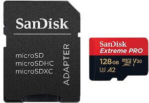 Memorijska kartica SanDisk Extreme Pro microSDXC 128GB + Adapter