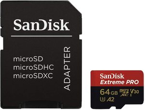 Memorijska kartica SanDisk Extreme Pro microSDXC 64GB + Adapter