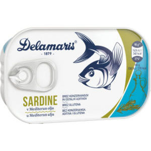 Delamaris sardina maslinovo ulje 90g 3838929412669