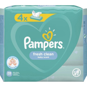 Pampers vlažne maramice baby fresh 4x52