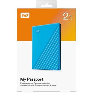 Eksterni hard disk WD My Passport 2TB USB 3.2 Plavi