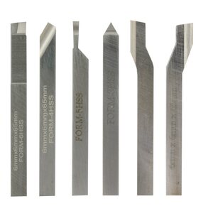PROXXON set tokarskih noževa izrađeni od visokokvalitetnog kobalt HSS čelika za FD 150/E, NO 24524