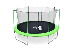 LEGONI trampolin FUN sa zaštitnom mrežom, 425cm, zeleni