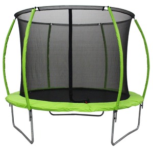 LEGONI trampolin SPACE sa zaštitnom mrežom, 305cm-zeleni