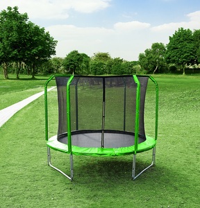 LEGONI trampolin AERO sa zaštitnom mrežom 425 cm, zeleni