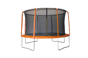 LEGONI trampolin AERO sa zaštitnom mrežom i ljestvama, 425cm-narančasti