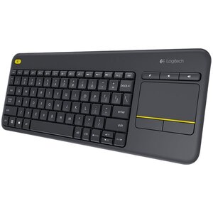 Tastatura Logitech Wireless Touch Keyboard K400 Plus - EMEA - Croatian layout - Black