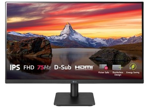 LG monitor 24MP400-B, FULL HD 1920x1080, 23,8 IPS, 250 cd/m2, AMD FreeSync, VGA, HDMI, 75Hz, 5ms