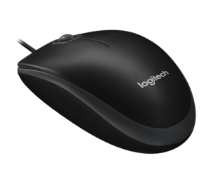 Miš Logitech Corded Mouse B100, žični, crni