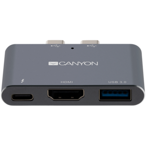 CANYON DS-1 USB-C Multiport Docking Station with 3 port