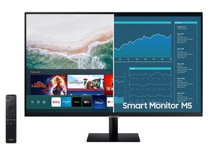 SAMSUNG monitor LS32AM500NRXEN, SMART, FULL HD 1920x1080, 32 VA, 250 cd/m2, Game mode, HDMI, USB, Zvučnici, Daljinski upravljač, 60Hz, 8ms