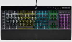 CORSAIR tastatura K55 RGB PRO, žičana, crna