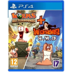 Worms Battlegrounds + Worms Weapons of Mass Destruction  PS4