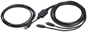 Bigben PS4 Dual Flat USB kabel USB - Micro USB crni 3m