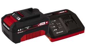Einhell PXC starter kit 18V  / 1 x baterija 4.0 Ah + 1 x punjač