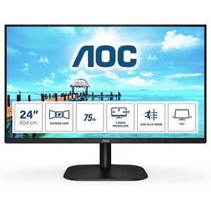 AOC monitor 24B2XH, FULL HD 1920x1080, 23,8 IPS, 250 cd/m2, HDMI, VGA, 75Hz, 1ms