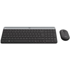 Logitech tastatura i miš Slim Combo MK470, bežična, graphite