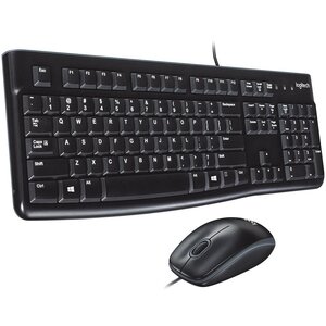 Logitech tastatura MK120, žičana, crna