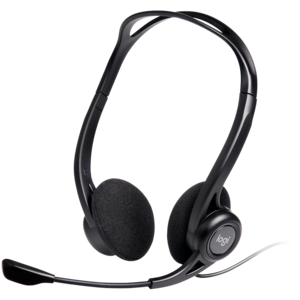 Logitech slušalice PC960 Stereo, žičane , crne