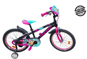 CORELLI LOVELY 20" dječje biciklo black-pink-green