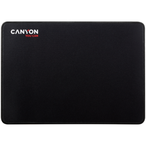 CANYON podloga za miš, Mouse pad,350X250X3MM,Multipandex,fully black with our logo (non gaming),blister cardboard