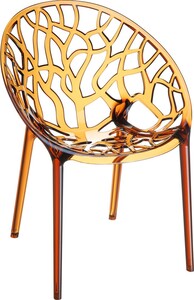 SIESTA Crystal stolica - smeđa